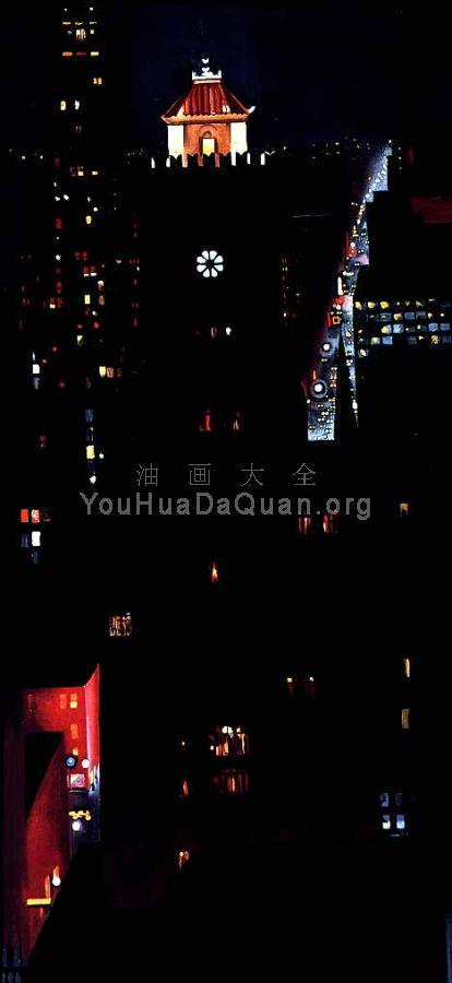New York Night - 乔治亚·奥基夫